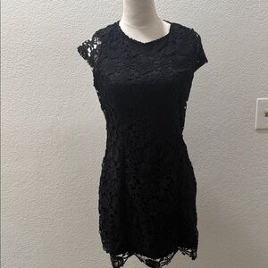 Mi Ami Black Lace Dress